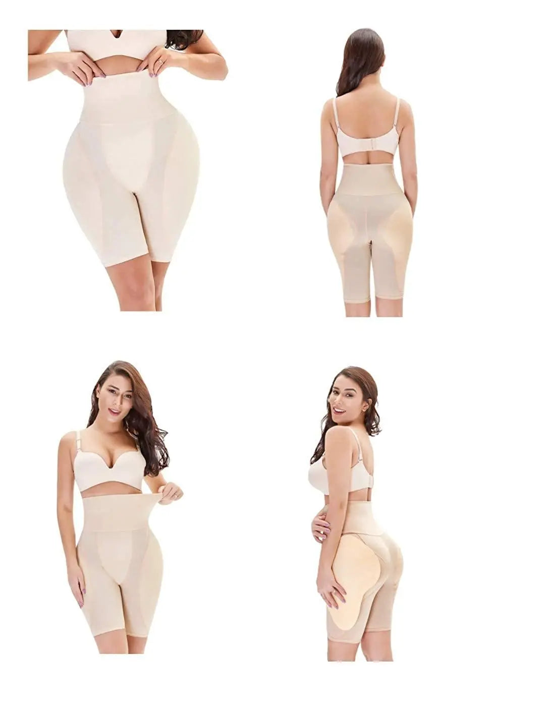 4-in-1 Shaper - Quick Slim Shape Wear Tummy, Back, Thighs, Hips - Black/Efffective Seamless Tummy Tucker Trandingstor.shop