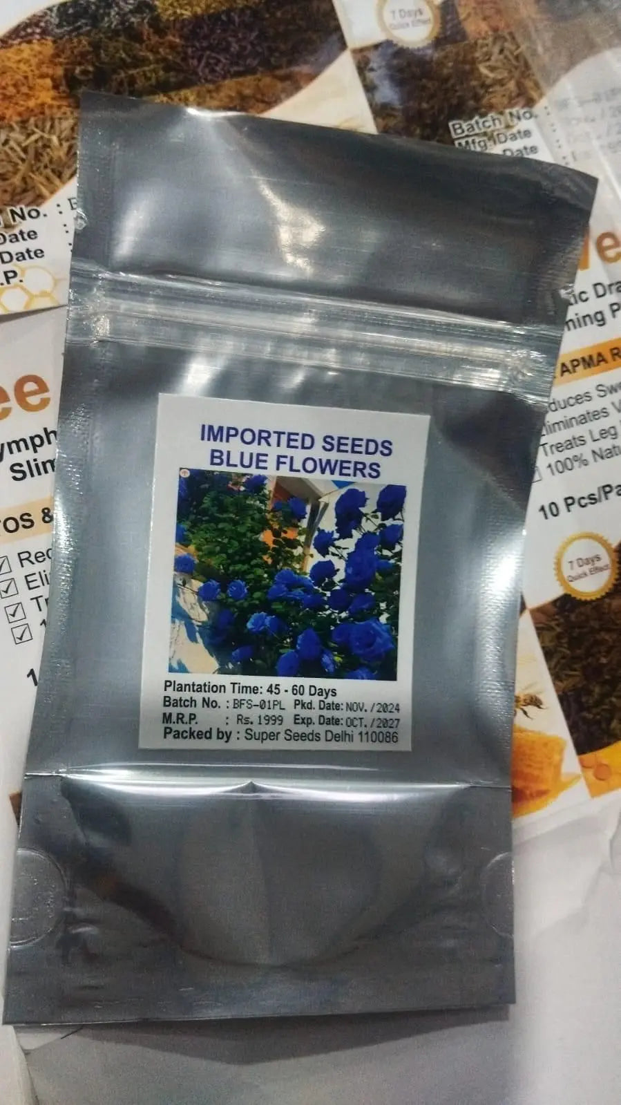 Blue Climbing Rose Seeds Trandingstor.shop