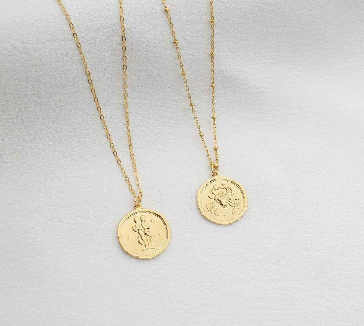 Gold Plated Zodiac Sign Necklace Trandingstor.shop