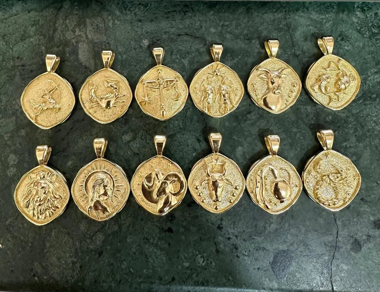 Gold Plated Zodiac Sign Necklace Trandingstor.shop