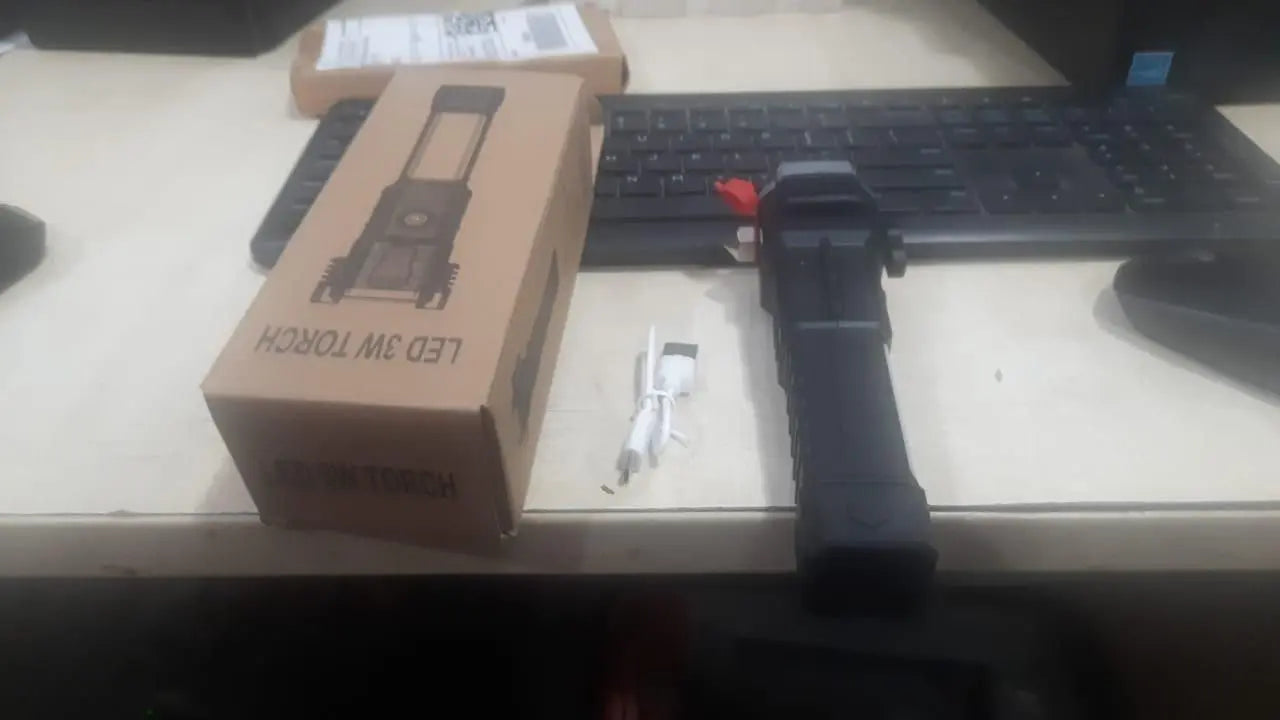 Portable Rechargeable Torch LED Flashlight Trandingstor.shop