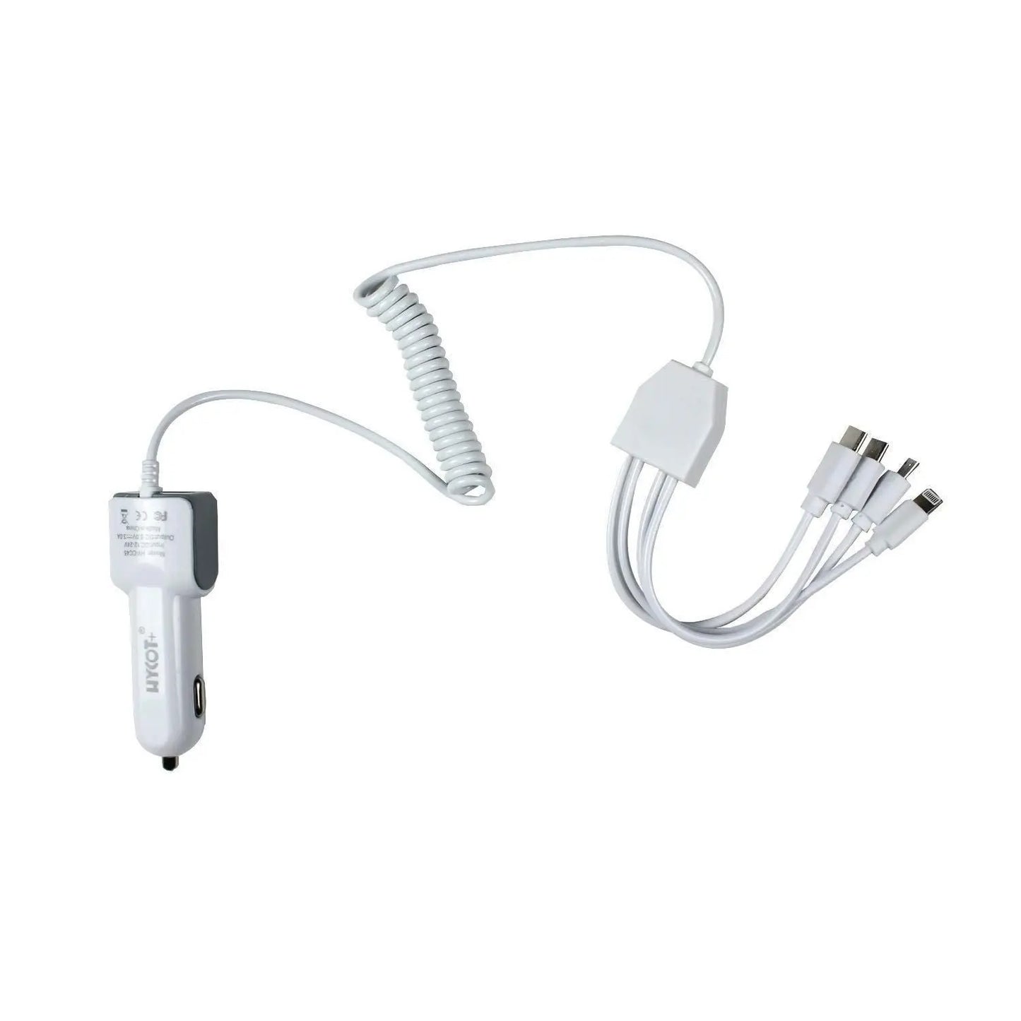 Retractable 4-in-1 car charger cable Trandingstor.shop