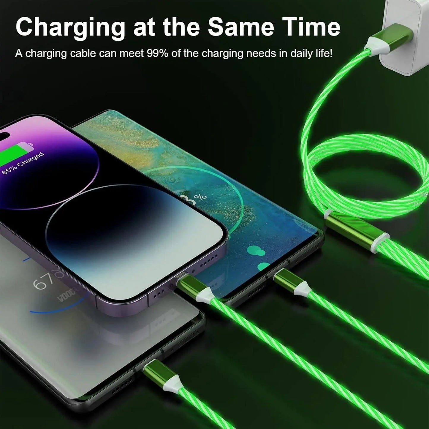 Trandingstor Multi USB Phone Charger with LED Design Trandingstor.shop