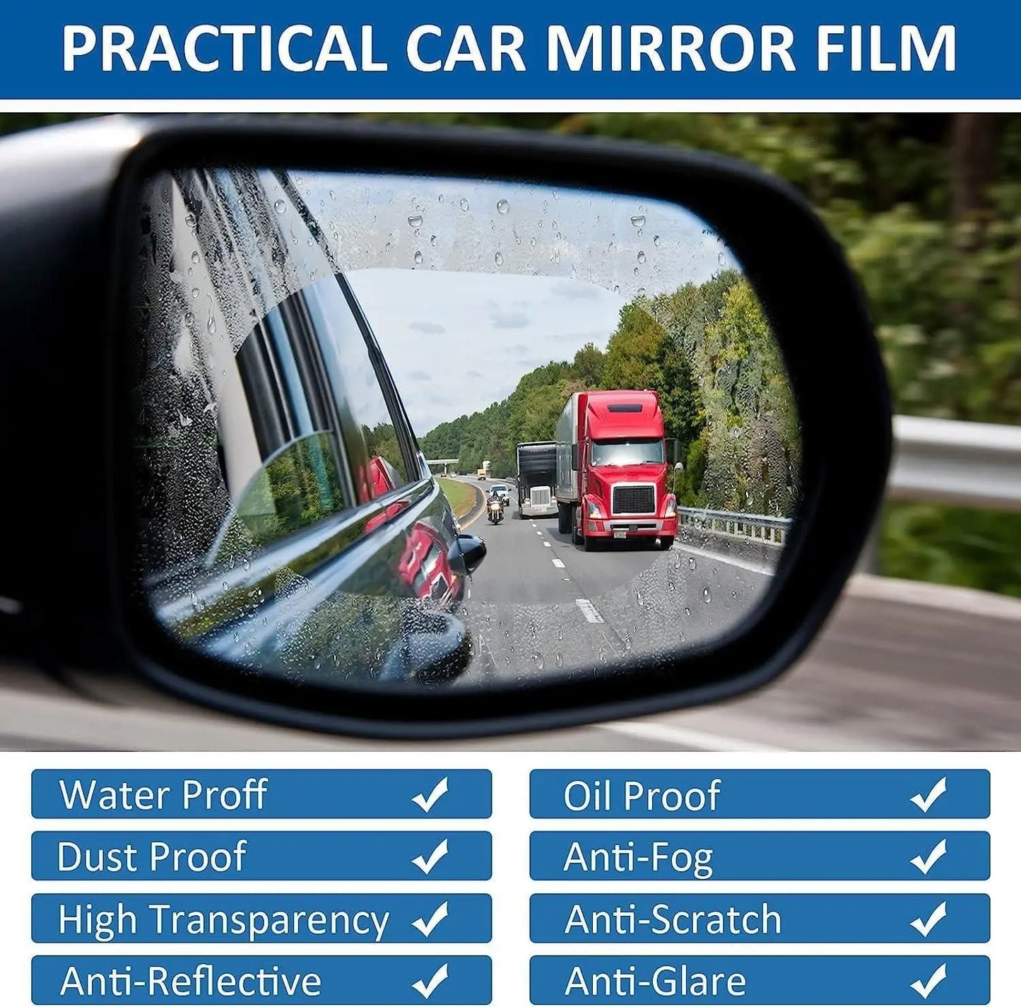 Trandingstor Rainproof Mirror Protector Pack for Cars Trandingstor.shop