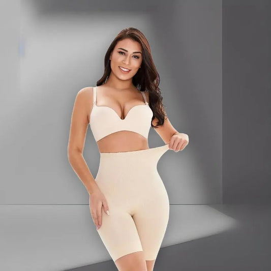 4-in-1 Shaper - Quick Slim Shape Wear Tummy, Back, Thighs, Hips - Black/Efffective Seamless Tummy Tucker Trandingstor.shop