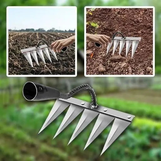 5 Teeth Carbon Steel Garden Weeding - Trandingstor.shop