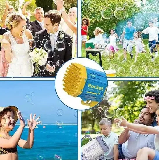 Bubble Gun Machine Kids Automatic Soap Based Bubble Blower Trandingstor.shop