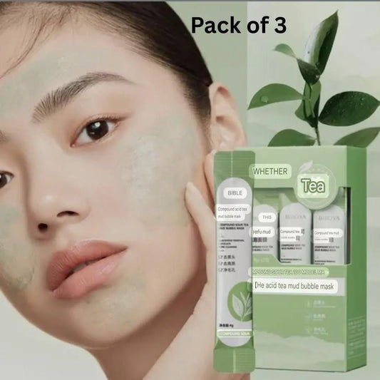 Compound Sour Tea Bubble Mask (Pack of 3) Trandingstor.shop