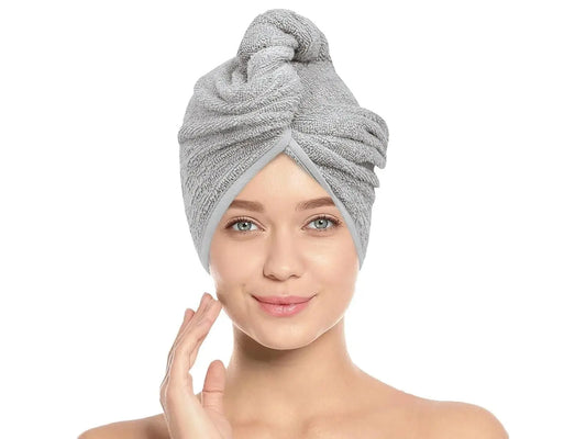 Hair Towel Wrap Quick Dry 100% Cotton Trandingstor.shop