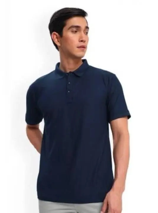 Poly Cotton Solid Half Sleeves Mens Polo T-shirt (Pack of 3) Trandingstor.shop