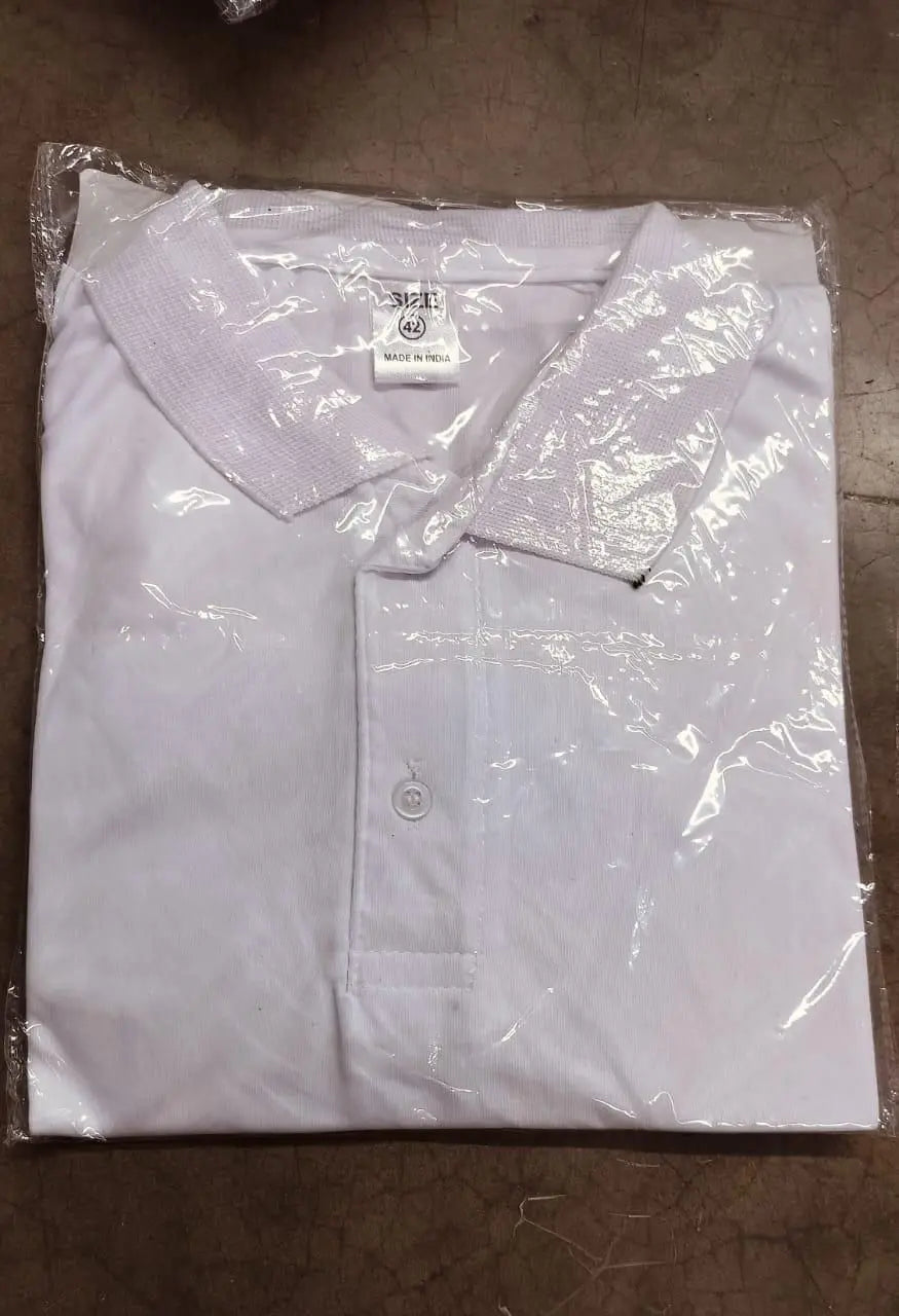 Poly Cotton Solid Half Sleeves Mens Polo T-shirt (Pack of 3) Trandingstor.shop