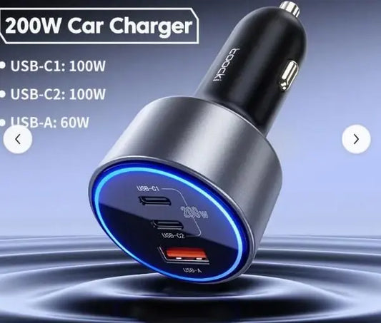 Retractable 4-in-1 car charger cable Trandingstor.shop