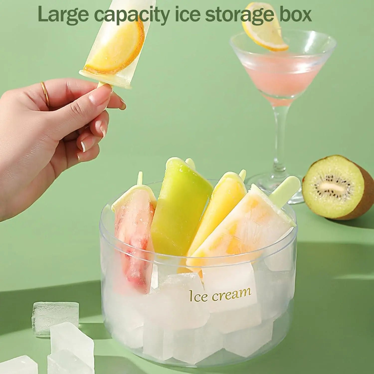 Reusable DIY 8 Pieces Ice Pop Mould - Trandingstor.shop