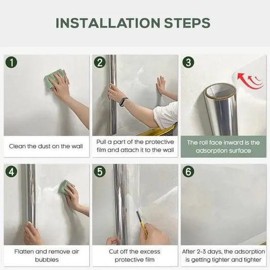 Self- Adhesive Transparent Electrostatic Wall Protection Film Buy 1 Get 1 Free Trandingstor.shop