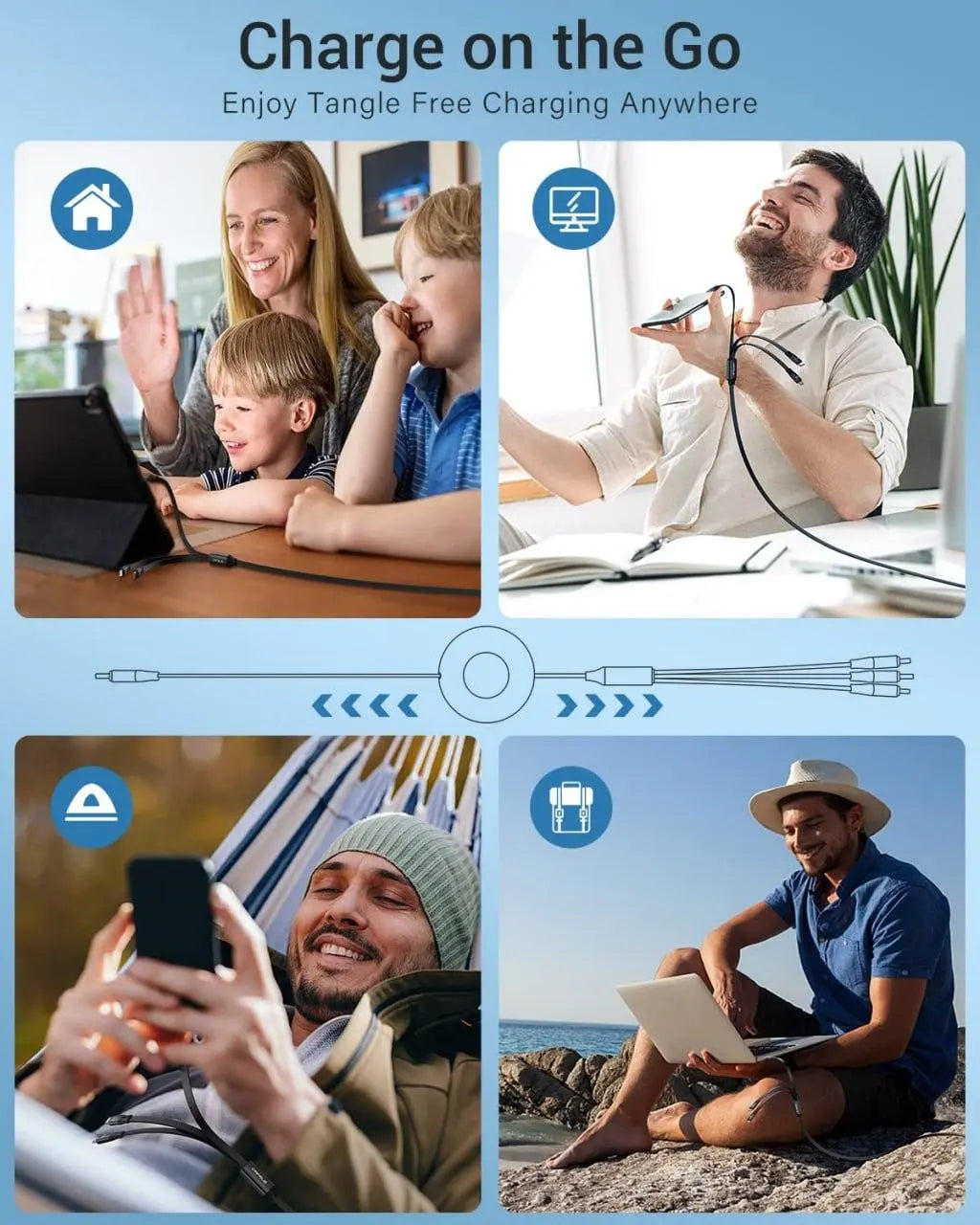 Trandingstor 3 in 1 Charging Cable for All Devices Trandingstor.shop