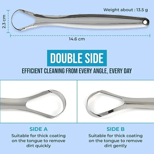 Best tongue cleaner for fresh breath with double-sided design for efficient daily cleaning