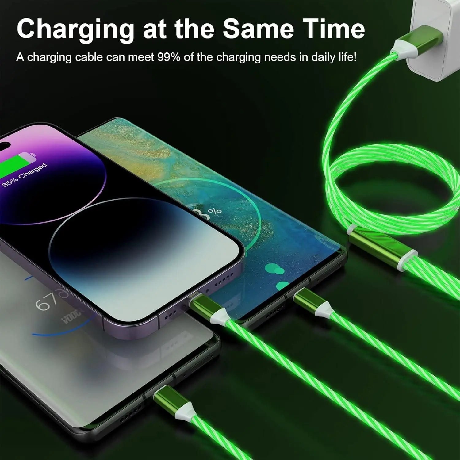 Trandingstor Multi USB Phone Charger with LED Design Trandingstor.shop