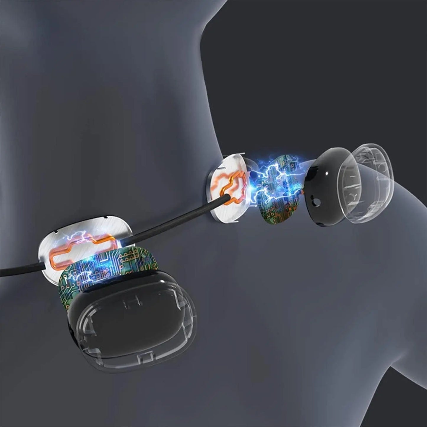 Innovative portable neck massager with adjustable settings for relaxation and stress relief