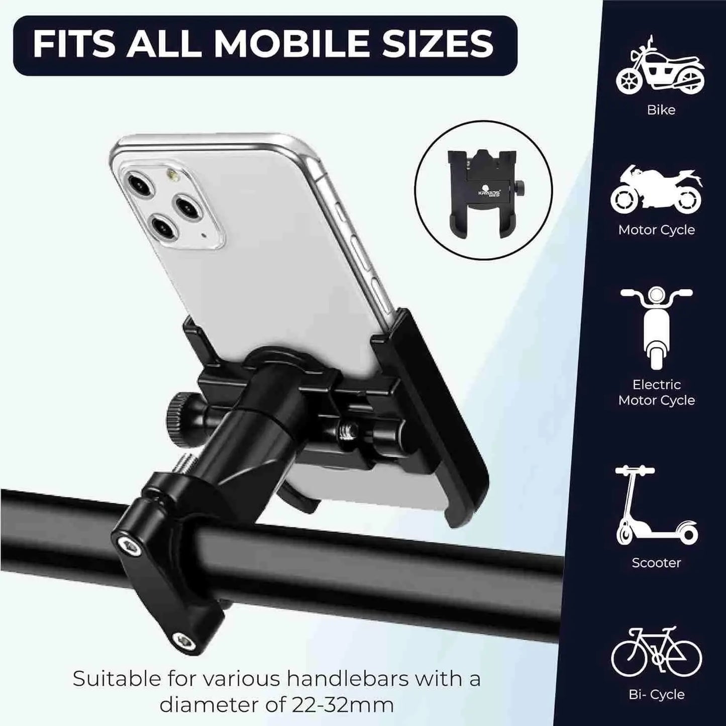 Trandingstor Universal Bike Handlebar Mount for All Phones Trandingstor.shop
