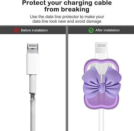 Trandingstor.shop Trendy Charging Case Cover with Bow Trandingstor.shop